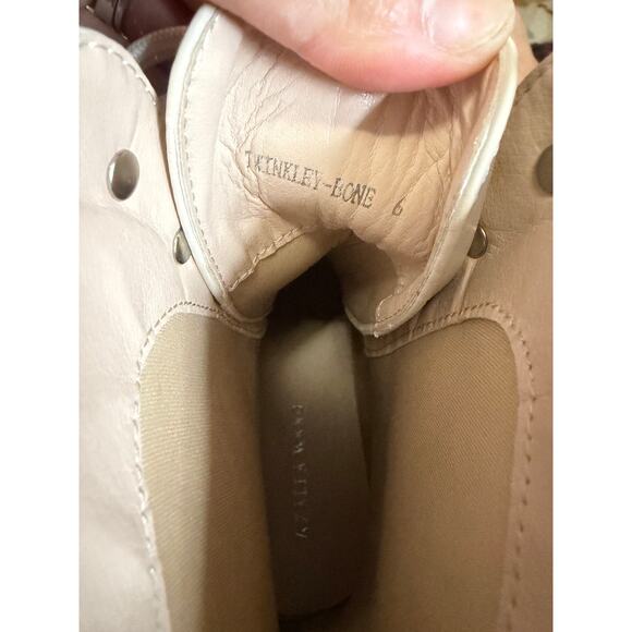 Azalea Wang Pearl Embellished Platform Combat Boots Sz 6 Y2K diamond NEW - Picture 8 of 10